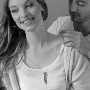 I Love You Braille Necklace - Silver Plated [Classic]