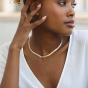 Ann Herringbone Necklace 