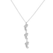 Family Path Name Necklace [Sterling Silver]