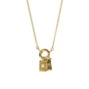 Go Bold in Braille Initial Necklace