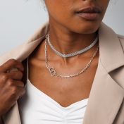 Herringbone Necklace [Sterling Silver]