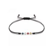 Birthstone Constellation Bracelet - Black [Sterling Silver]