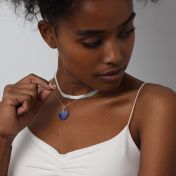 Heart of the Ocean Necklace [Sterling Silver]