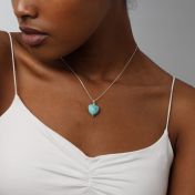 Turquoise Harmony Necklace [Sterling Silver]