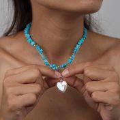 Ocean Of Hope Turquoise Necklace