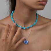 Ocean Of Hope Turquoise Necklace