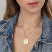 British Vintage Coin Necklace