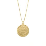 British Vintage Coin Necklace