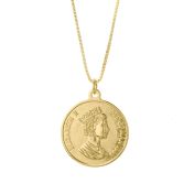 British Vintage Coin Necklace