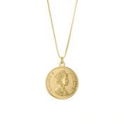 British Vintage Coin Necklace