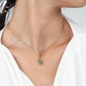 Connected Chain Necklace [18K Gold Plated]