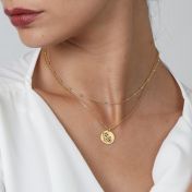 Connected Chain Necklace [18K Gold Plated]