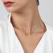 Connected Chain Necklace [18K Gold Plated]