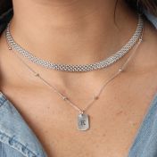 Herringbone Necklace [Sterling Silver]