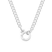 Cara Curb Chain Necklace [Sterling Silver]