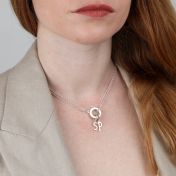 Cara Initial Charm [Sterling Silver]
