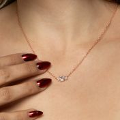 Celine Necklace [Rose Gold Plated]