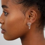 Rolo Chain Stud Earrings [Sterling Silver]
