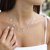 Initials Necklace [Sterling Silver]