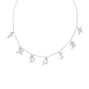 Initials Necklace [Sterling Silver]