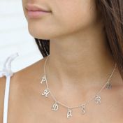 Initials Necklace [Sterling Silver]