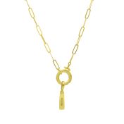 Vertical Bar Name Charm [18K Gold Vermeil]