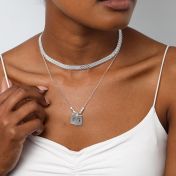 Herringbone Necklace [Sterling Silver]