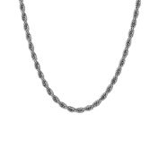 Classic Rope Chain Necklace - Stainless Steel