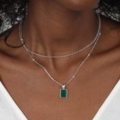 Classic Layered Sterling Silver Necklace