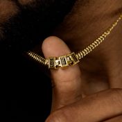 Cuban Link Chain With Names - 5MM [18K Gold Vermeil]