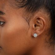 British Coin Stud Earrings [Sterling Silver]