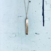 I Love You Braille Necklace - Silver Plated [Classic]