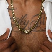 Cuban Link Chain With Names [Gold Plated]