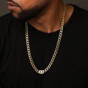 Cuban Link Chain With Names [Gold Plated]