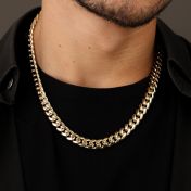 Cuban Link Chain Necklace [Gold Plated] - 10MM