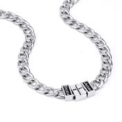 Diamond Cross Cuban Link Chain With Names