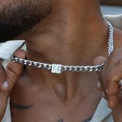 Cuban Link Chain with Iced Charms