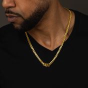 Cuban Link Chain With Names - 5MM [18K Gold Vermeil]