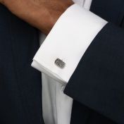 Legacy Map Eclipse Cufflinks [Sterling Silver]