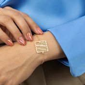 Treasured Spot Map Bracelet [18K Gold Plated]