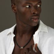 Dark Cuban Link Chain With Names - 6MM