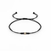 Diamond Constellation Bracelet - Black [14 Karat Gold]