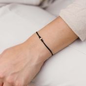 Diamond Constellation Bracelet - Black [14 Karat Gold]
