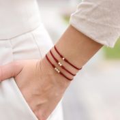 Diamond Constellation Bracelet - Red [14 Karat Gold]