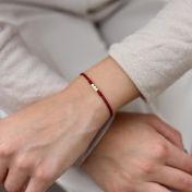 Diamond Constellation Bracelet - Red [14 Karat Gold]