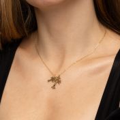 Duo Cross Harmony Necklace [Gold Plated]