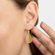 Cherished Spot Map Earrings [18K Gold Pated]