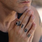 Elijah Black Onyx Signet Men Ring - Sterling Silver