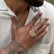 Essential Spot Map Necklace - 18K Gold Plated