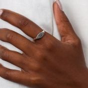 Ares Evil Eye Ring [Sterling Silver]